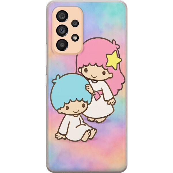 Samsung Galaxy A53 5G Läpinäkyvä kuori Kawaii Sanrio Kiki Lola Little Twin Stars