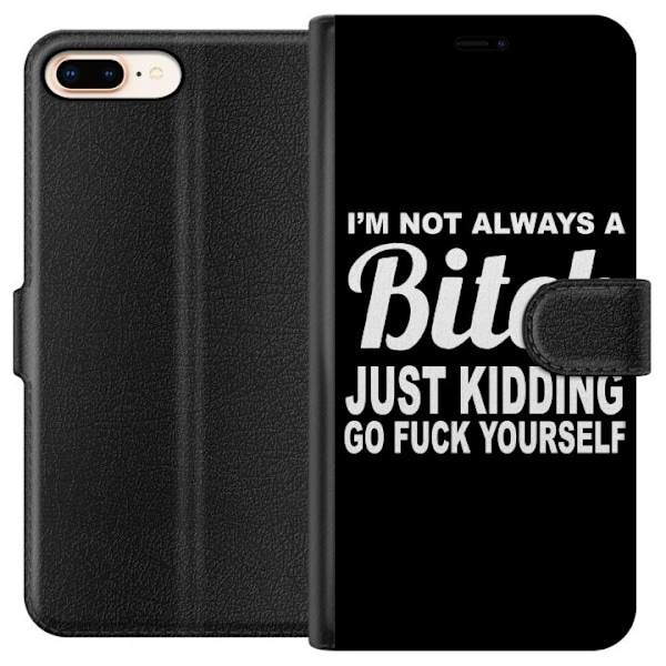 Apple iPhone 8 Plus Lompakkokotelo En ole aina...