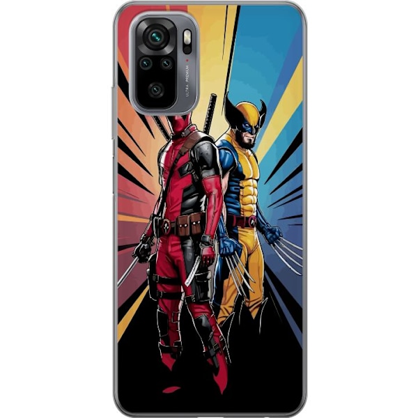 Xiaomi Redmi Note 10 Gennemsigtig cover Wolverine