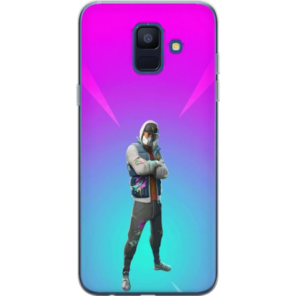 Samsung Galaxy A6 (2018) Genomskinligt Skal black knight fortn