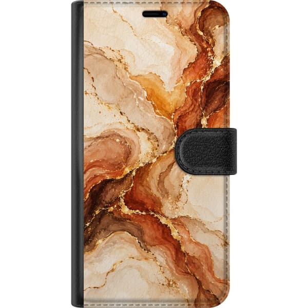 Kompatibelt Plånboksfodral till Xiaomi Redmi Note 13 Pro Höstagat beige
