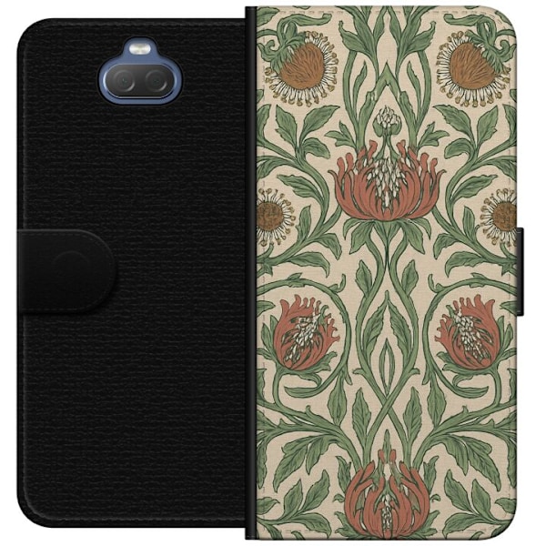 Sony Xperia 10 Plus Lompakkokotelo Petali Yksityiskohdat
