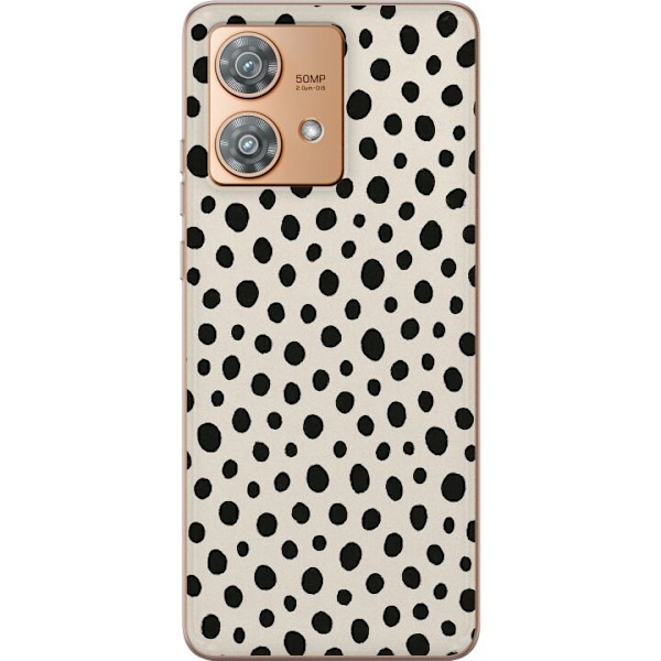 Motorola Edge 40 Neo Läpinäkyvä kuori Dot Dance