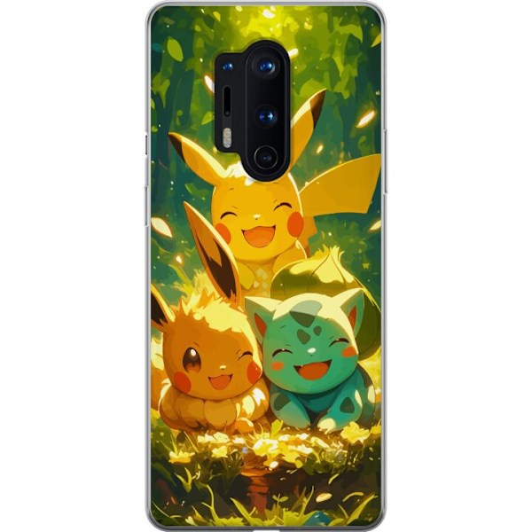 OnePlus 8 Pro Gjennomsiktig deksel Pixelmonster spillstil - fa