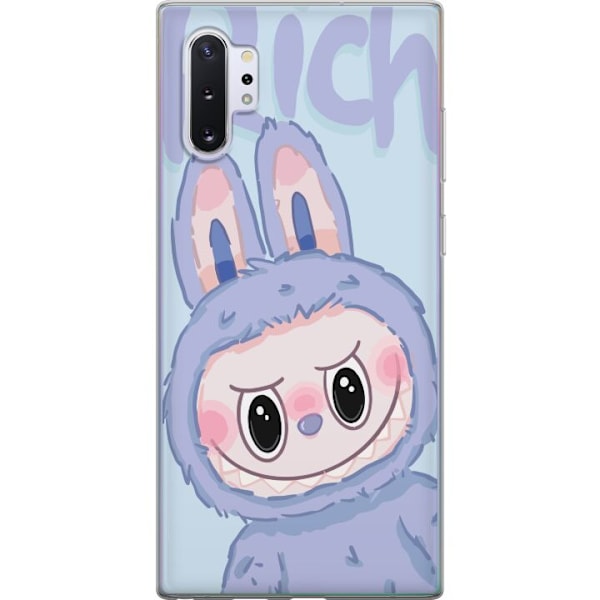 Samsung Galaxy Note10+ Genomskinligt Skal Blue Bunny Labubu