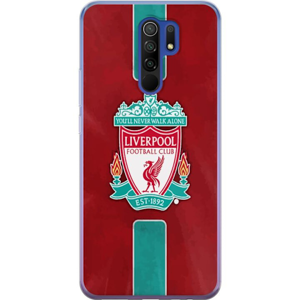 Xiaomi Redmi 9 Gennemsigtig cover Liverpool FC - Klassisk Fodb