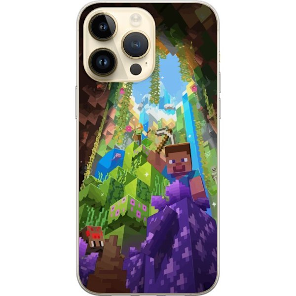 Apple iPhone 14 Pro Max Gjennomsiktig deksel Minecraft