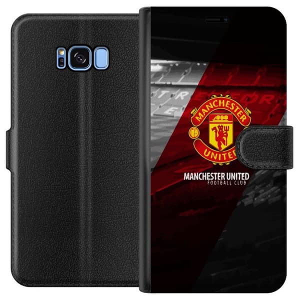 Kompatibelt Lommeboketui til Samsung Galaxy S8 Manchester United