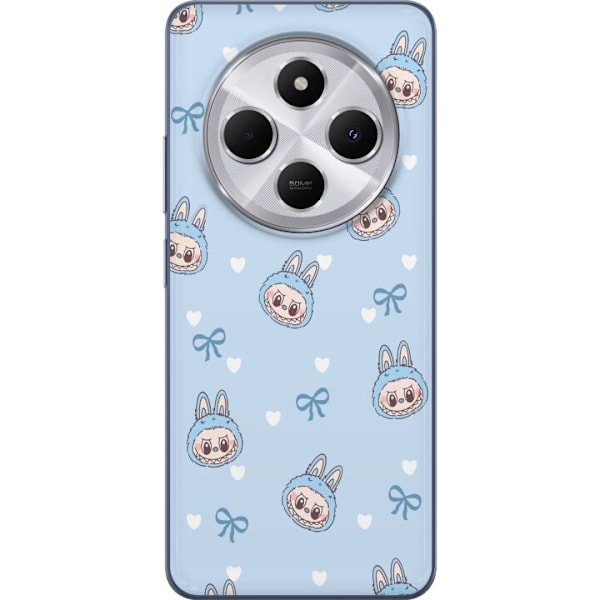 Xiaomi Redmi 14C Läpinäkyvä kuori Labubu Tuli Henki