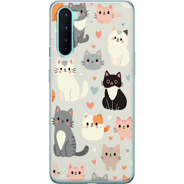 Kompatibelt Mobildeksel til OnePlus Nord Katter
