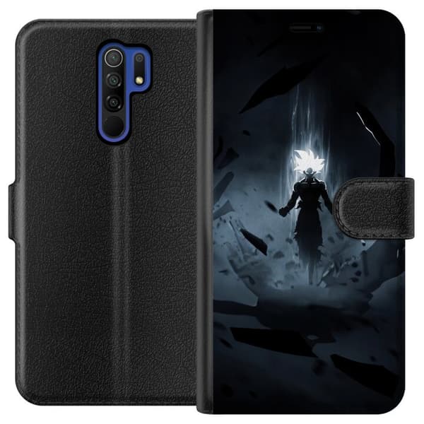 Kompatibelt Plånboksfodral till Xiaomi Redmi 9 Shadow Warrior svart