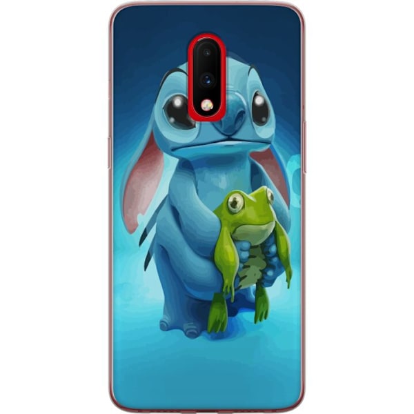 OnePlus 7 Gennemsigtig cover Stitch og frøen