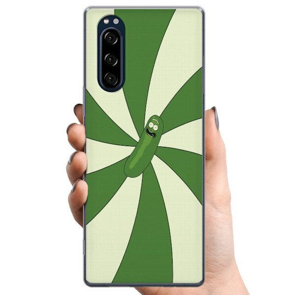 Sony Xperia 5 TPU Mobildeksel Pickle Rick