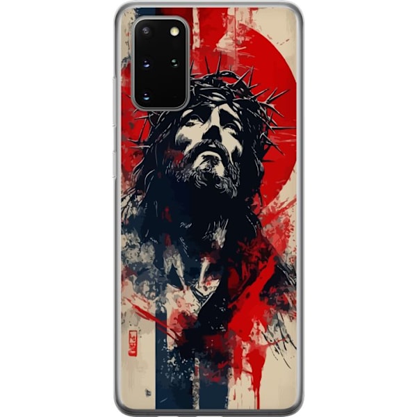 Samsung Galaxy S20+ Genomskinligt Skal Jesus med kors – kris