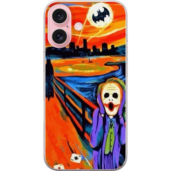 Apple iPhone 16 Läpinäkyvä kuori Batman