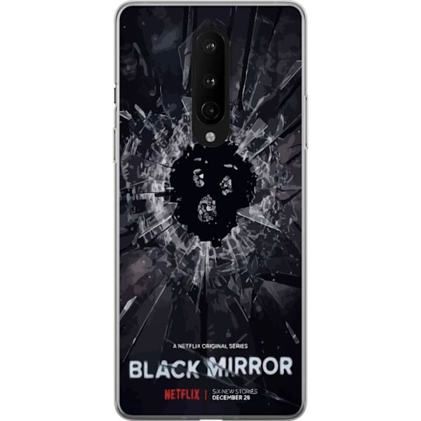 OnePlus 8 Gjennomsiktig deksel Black Mirror Sci-Fi Netflix Ser