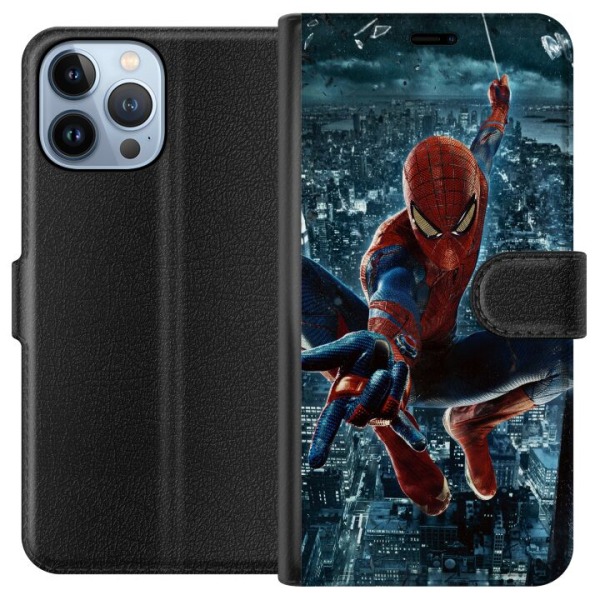 Apple iPhone 13 Pro Max Lompakkokotelo Spiderman