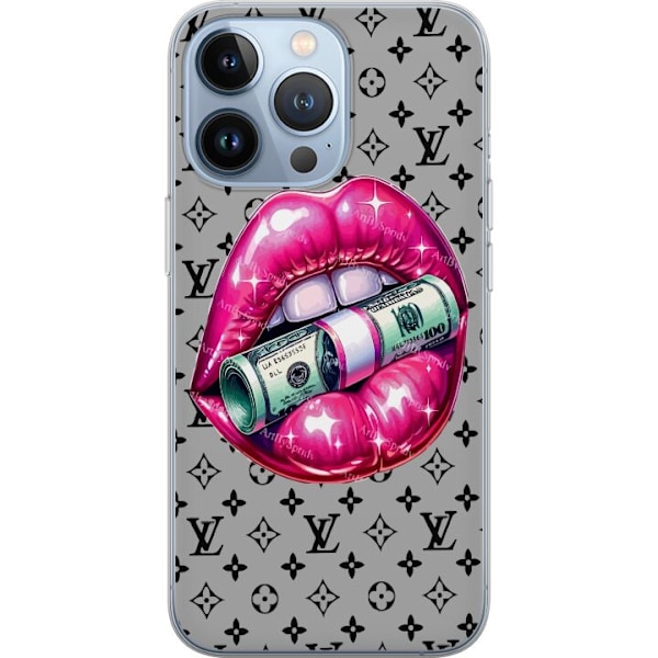 Apple iPhone 13 Pro Läpinäkyvä kuori LV Money Lip