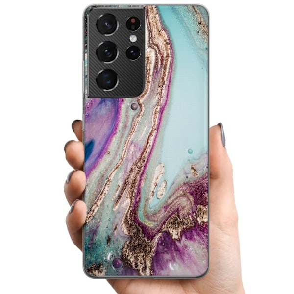Samsung Galaxy S21 Ultra 5G TPU Matkapuhelimen kuori Sadun