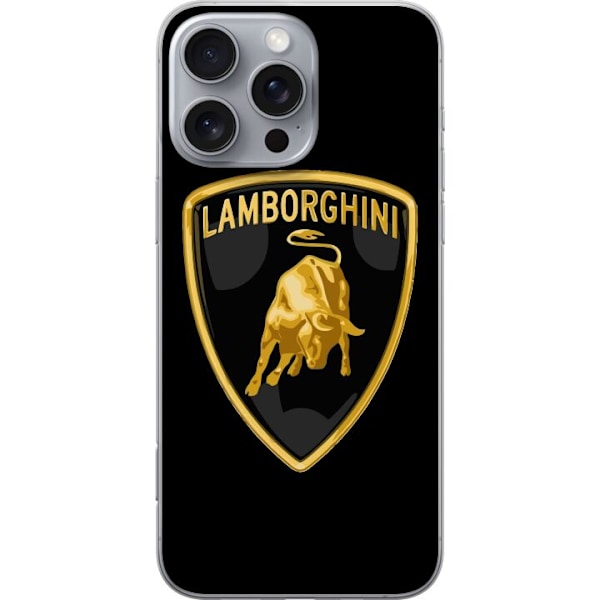 Apple iPhone 16 Pro Max Gennemsigtig cover Lamborghini