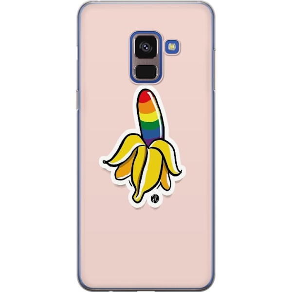 Samsung Galaxy A8 (2018) Gjennomsiktig deksel Glad Banan