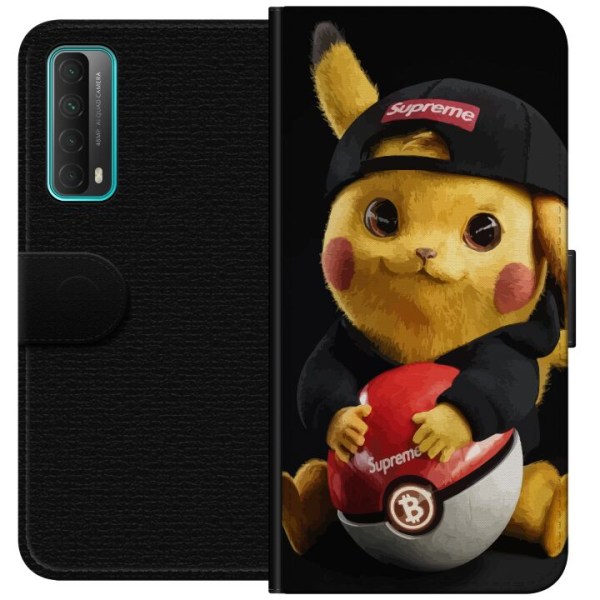 Huawei P smart 2021 Lompakkokotelo Pikachu Supreme