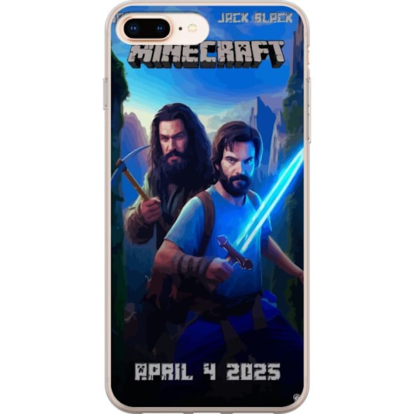 Apple iPhone 7 Plus Läpinäkyvä kuori Minecraft-elokuva