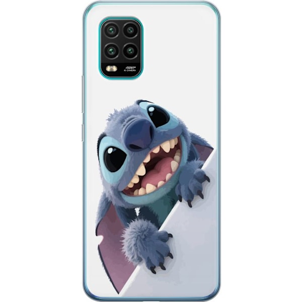 Xiaomi Mi 10 Lite 5G Genomskinligt Skal Happy Stitch – glad figur med charmig uttryck