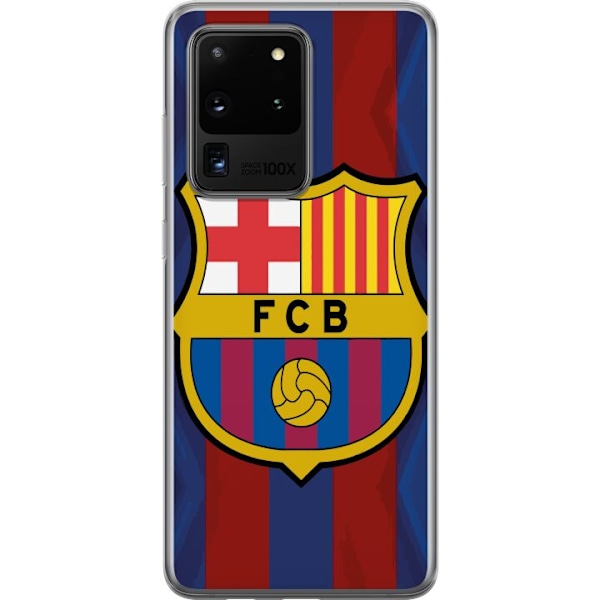 Samsung Galaxy S20 Ultra Gennemsigtig cover FCB Barcelona