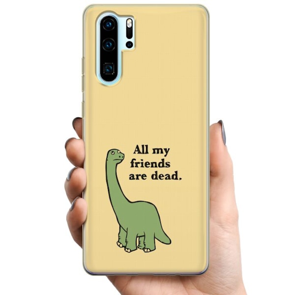 Huawei P30 Pro TPU Mobilskal Dinosaurier