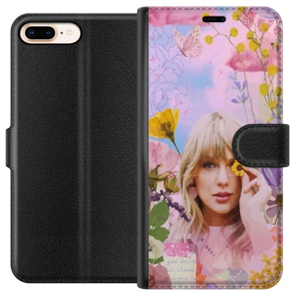 Apple iPhone 7 Plus Plånboksfodral Taylor Swift - Blomma