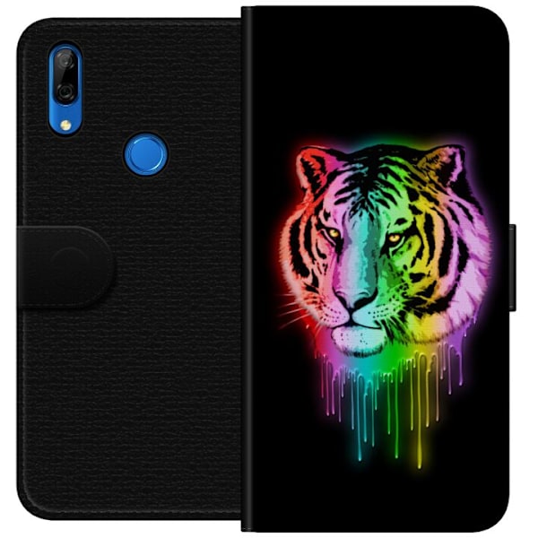 Huawei P Smart Z Tegnebogsetui Neon Tigeren