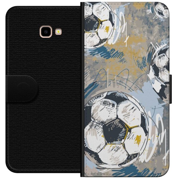 Samsung Galaxy J4+ Lommeboketui Fotball