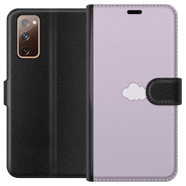 Samsung Galaxy S20 FE Tegnebogsetui Lilla Sky - minimalistisk sky på lilla baggrund