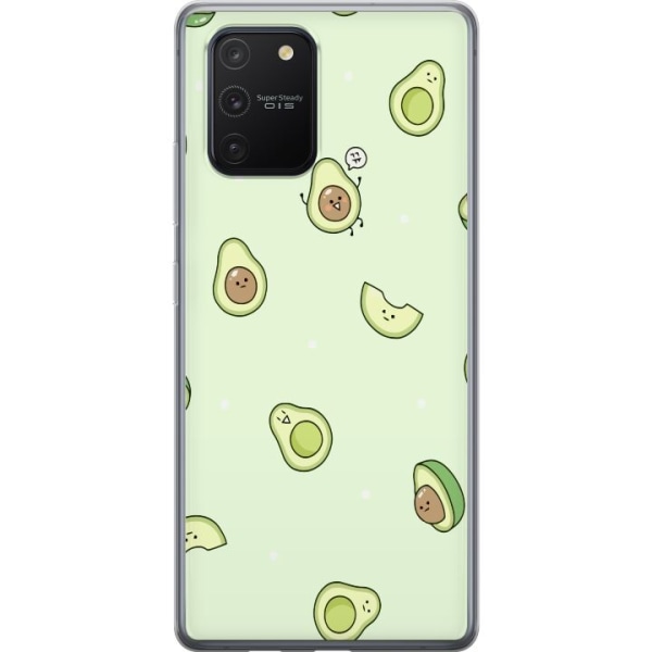 Samsung Galaxy S10 Lite Gennemsigtig cover Glad Avocado
