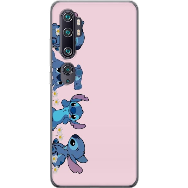 Xiaomi Mi Note 10 Läpinäkyvä kuori  Stitch Nauru & Leikki
