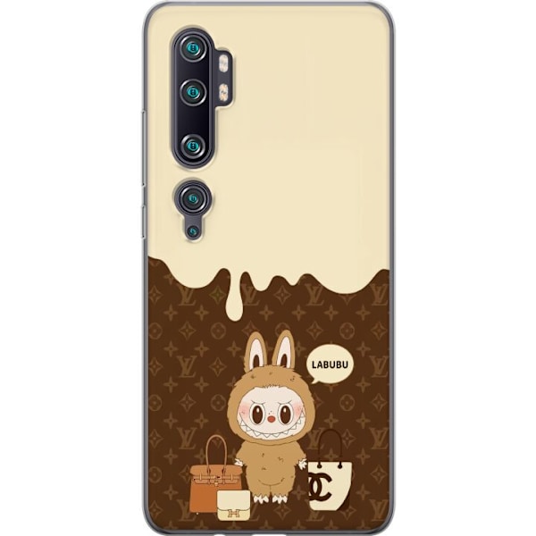 Xiaomi Mi Note 10 Pro Läpinäkyvä kuori Labubu Blue Chill - Sinisen sävyt ja rauhallinen ilme