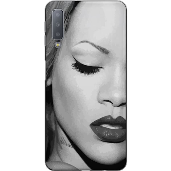 Samsung Galaxy A7 (2018) Gennemsigtig cover Rihanna – Aesthe