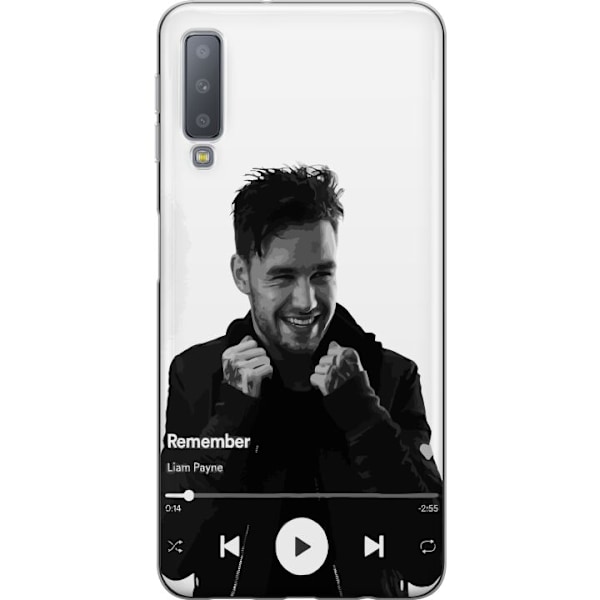 Samsung Galaxy A7 (2018) Läpinäkyvä kuori Liam Payne