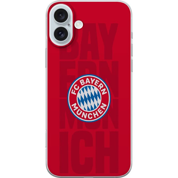 Apple iPhone 16 Plus Gjennomsiktig deksel FC Bayern München