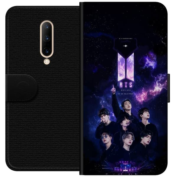 Kompatibelt Plånboksfodral till OnePlus 7 Pro BTS lila
