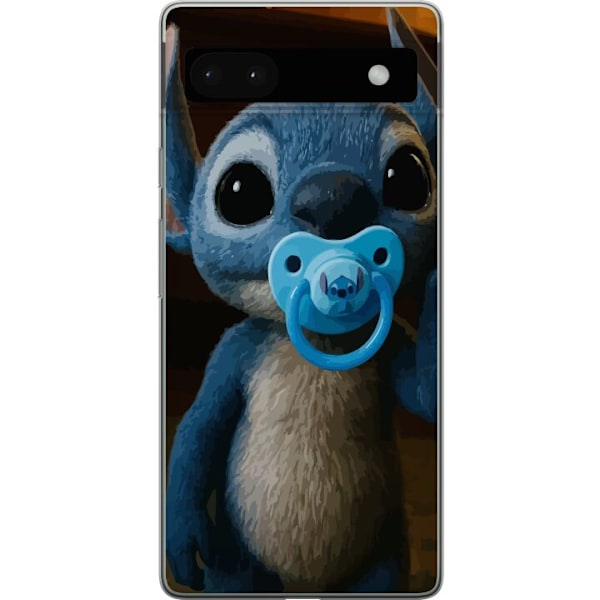 Google Pixel 6a Läpinäkyvä kuori Stitch & Napp - vauvateema söpöllä hahmolla