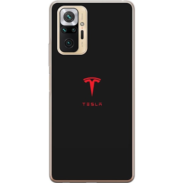 Xiaomi Redmi Note 10 Pro Genomskinligt Skal Tesla