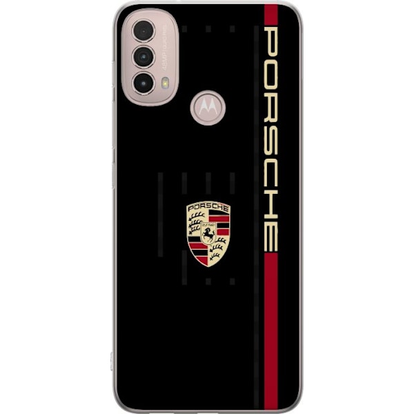 Motorola Moto E40 Genomskinligt Skal Porsche