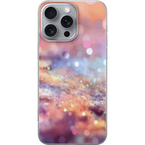 Apple iPhone 16 Pro Max Gennemsigtig cover Glitter