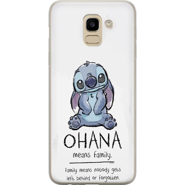 Samsung Galaxy J6 Gennemsigtig cover Stitch Ohana