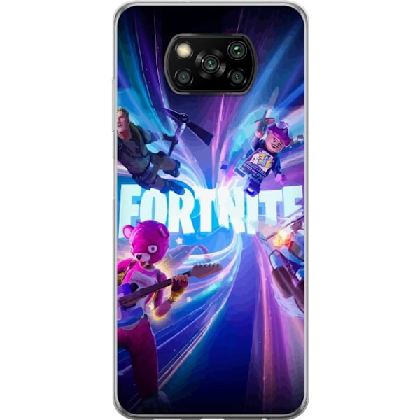 Xiaomi Poco X3 NFC Gjennomsiktig deksel Fortnite