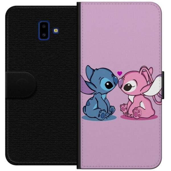 Samsung Galaxy J6+ Lommeboketui Stitch-Kjærlighet