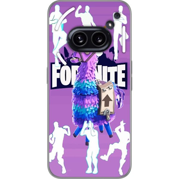 Nothing Phone (2a) Läpinäkyvä kuori Fortnite