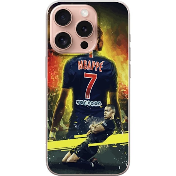 Apple iPhone 16 Pro Gjennomsiktig deksel Kylian Mbappé